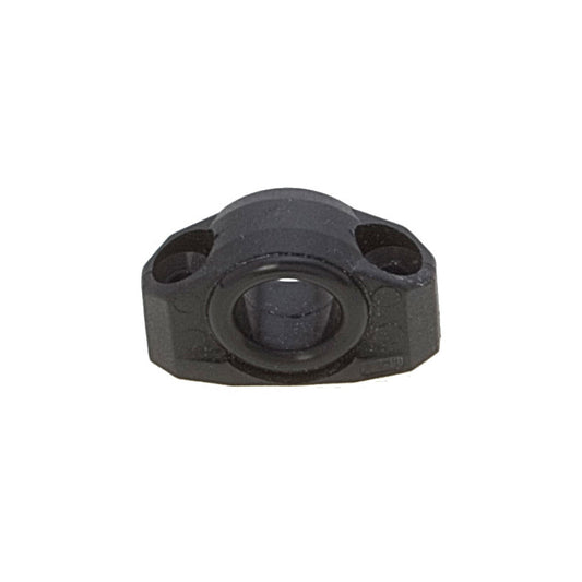 Filoir en nylon noir robuste, conçu pour guider des cordages jusqu'à 12 mm. Compact et durable, avec des trous de fixation standard pour une installation facile. Idéal pour une utilisation en milieu marin sur petites embarcations et voiliers.