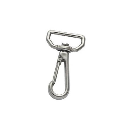 Mousquetons pour sangles inox AISI 316.
