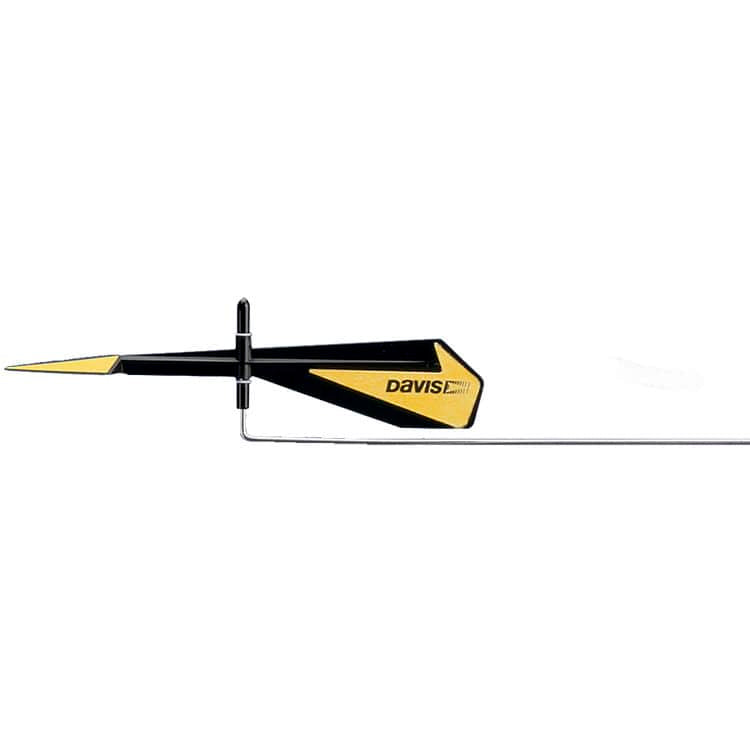 girouette Davis Black Max dériveur 20 cm indicateur vent met bateau robuste