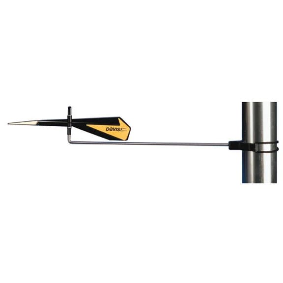 girouette Davis Black Max dériveur 20 cm indicateur vent met bateau robuste