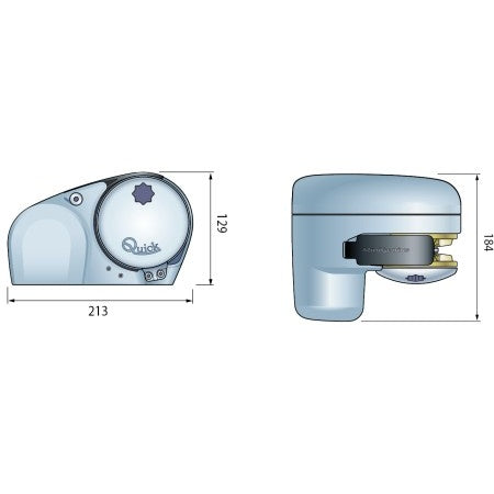 Guindeau de pont QUICK Mini Genius 150 / 250