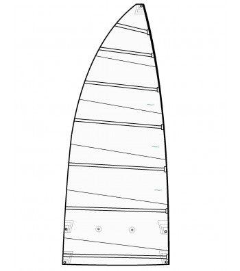 FOC DART 20 STAMPED COMPATIBLE DACRON BLANC