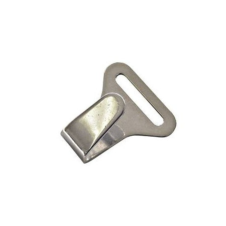 Crochet de sangle plat inox AISI 316