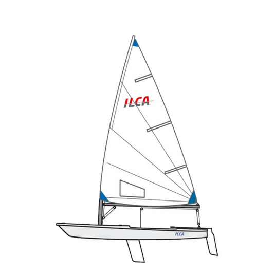 ILCA 6 bateau dériveur régate composite voile performance club