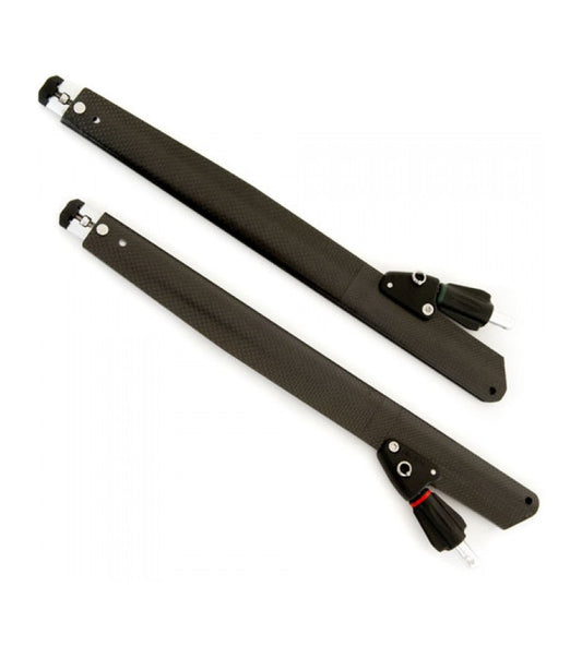 Kit barres de flèche aluminium noir réglable Selden