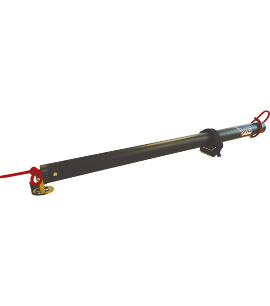 Bout-dehors aluminium anodisé noir voilier 20-40 pieds