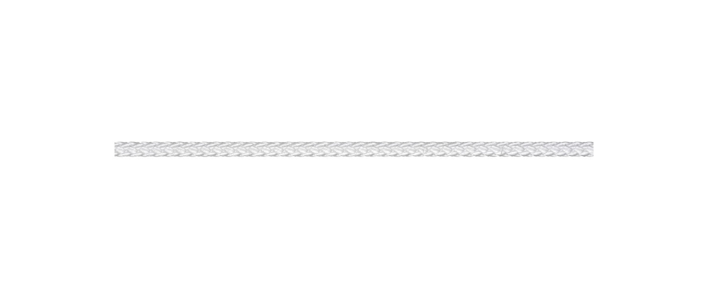 Lirolen-Geflecht, 2 mm, weiße Spule, 100 m 