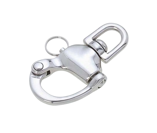 Mousqueton émerillon inox AISI 316 Viadana 29.37 30x22 mm BRL 1700 kg.