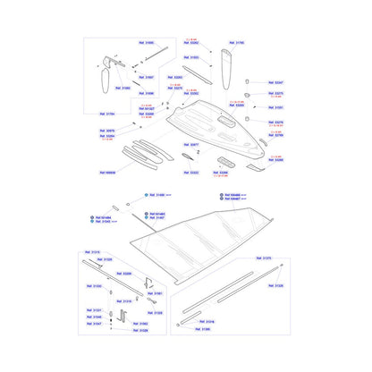 Open Skiff dériveur moderne voile enfants Pro Emotion