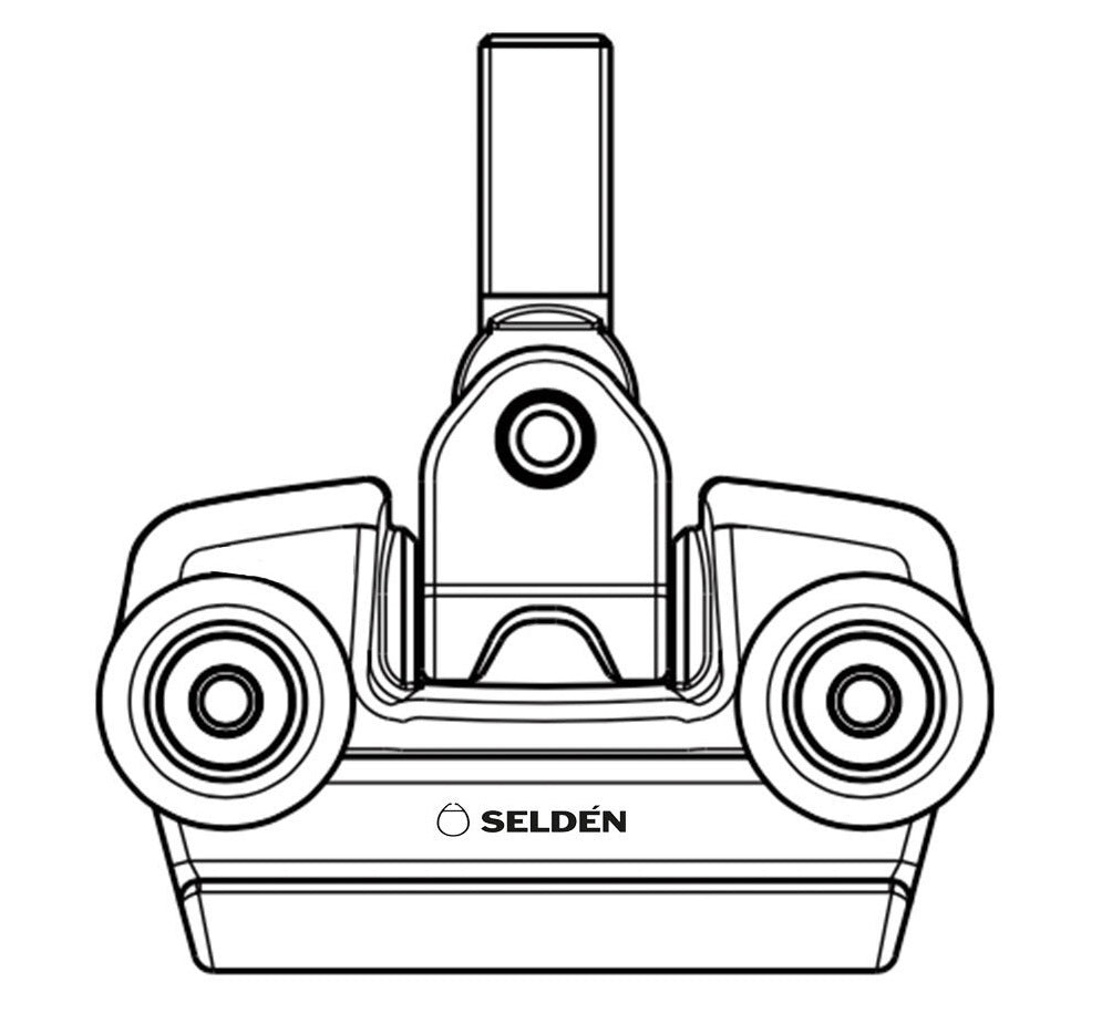 Coulisseau articule Selden OWS SE-511-750-03 pour grand-voile.