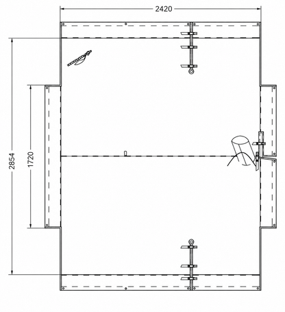 TAUD SPITFIRE (PLATEFORME) – PARKING PES ENDUIT PVC 520 GRS