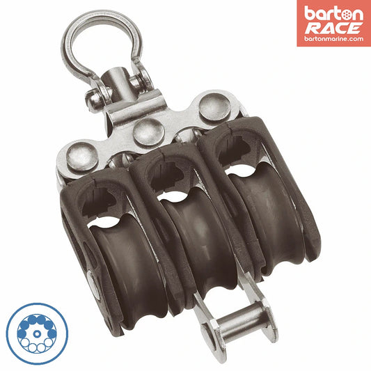 Poulie triple émerillon ringot à billes taille 0