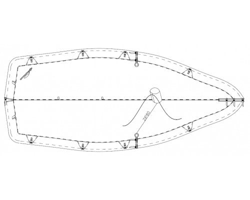 Bimini top poly.ripstop 445