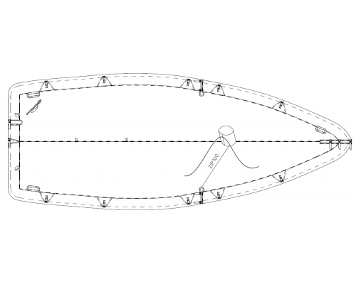 TAUD LOOKOUT DESSUS DYED POLYESTER