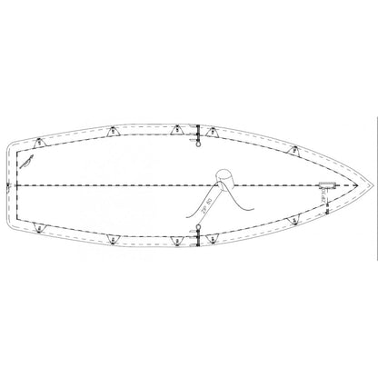 taud FD dessus polyester ripstop 270g