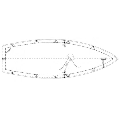 taud FD dessus polyester ripstop 270g