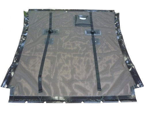 TRAMPOLINE COMPAT SL16 SOUDE MESH PVC.  Trampoline compatible en tissu mesh noir pour SL16.  Ce trampoline n'est pas un modèle d'origine.