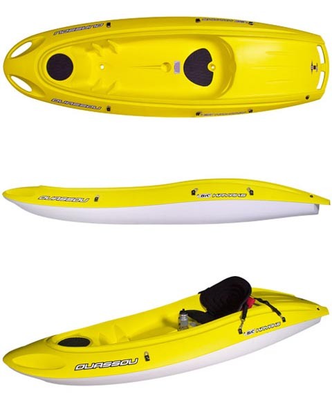 Kayak sit on top OUASSOU jaune