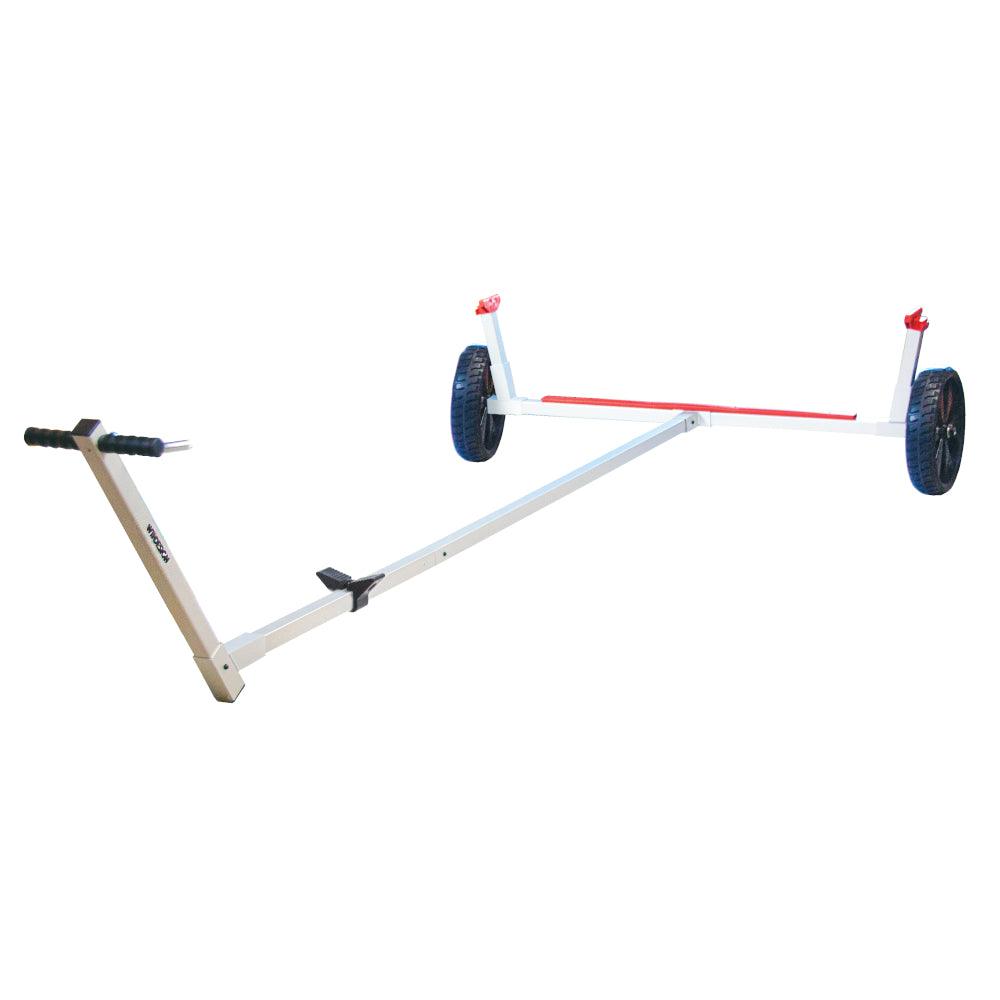 Chariot de mise a l eau demontable avec timon en deux parties pour Laser® et ILCA®