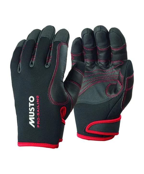 Gants Musto Performance L/F paume Clarino renforcés.