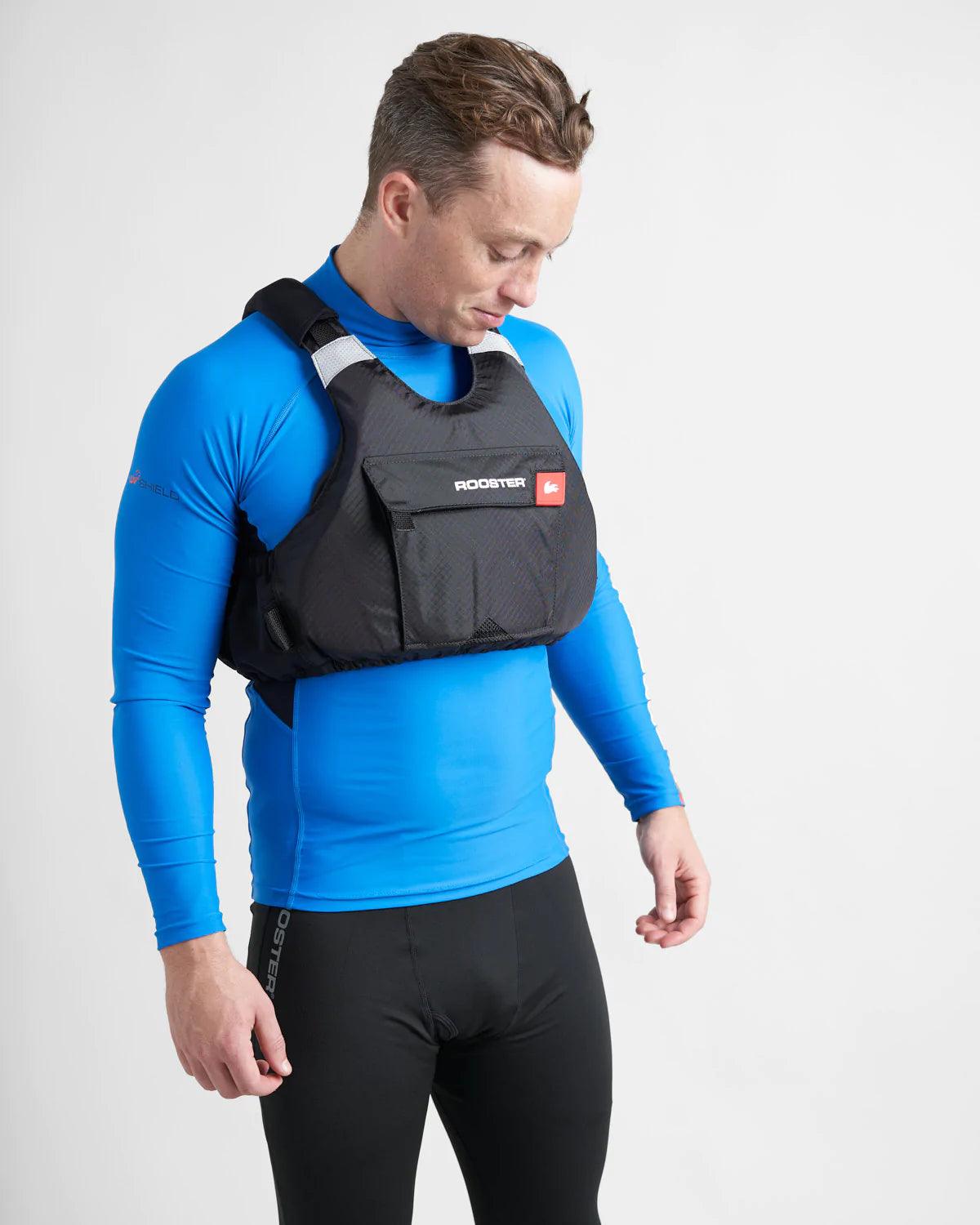 Gilet Rooster Diamond graphite S sécurité et mobilité.