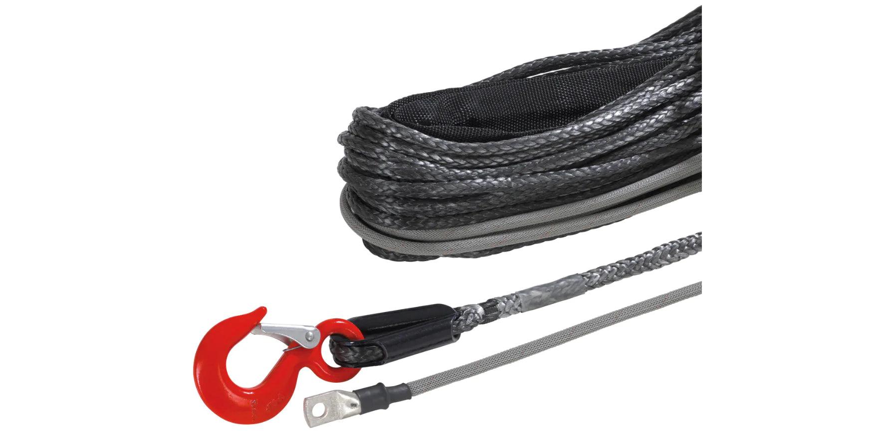 Corde treuil LIROS Offroad Dyneema 4x4 prête