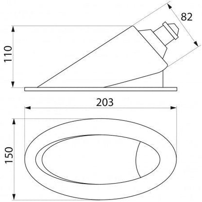Projecteurs HELLA SeaHawk éclairage pont bateau H3 IP67 paire blanche.
