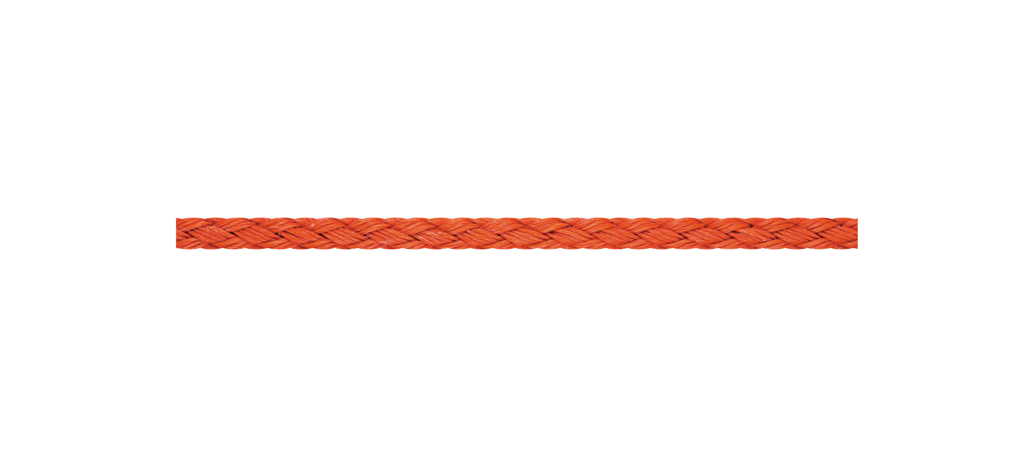 Liros polypropylene braid 8mm, orange Pro Emotion Yachting