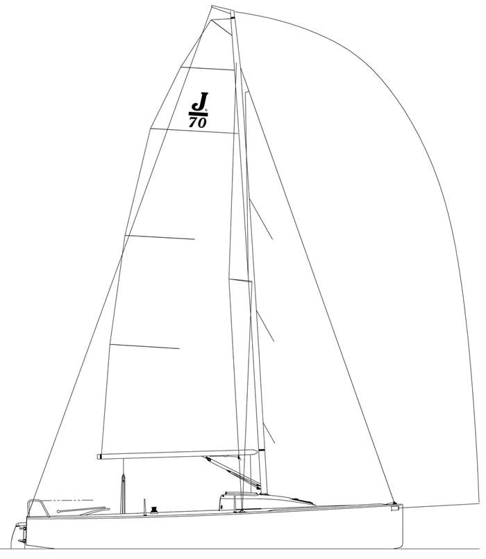 J/70 J Boats sportboat monotype performant.